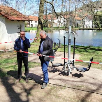 Eröffnung des Fitnessparcours in Wutha-Farnroda